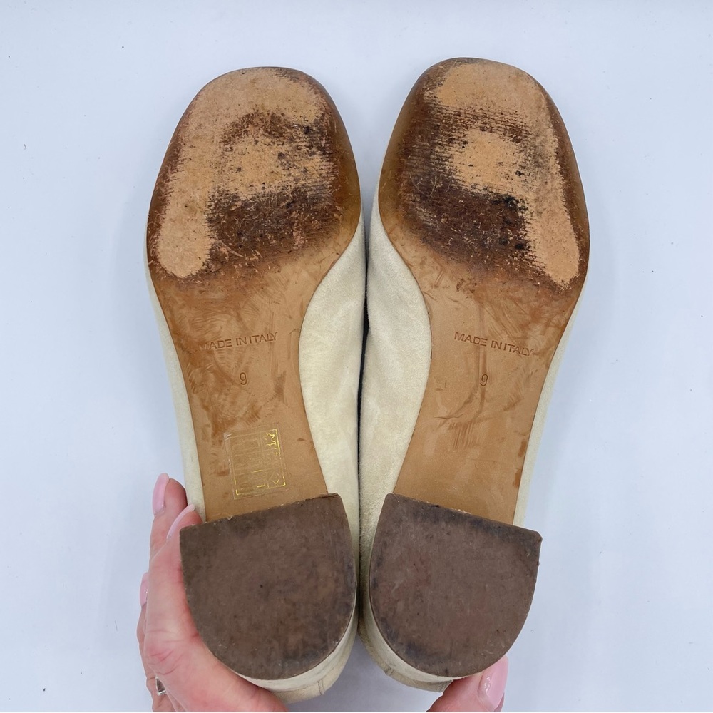 Everlane The Italian Suede Day Heel 9 Bone - Picture 15 of 16